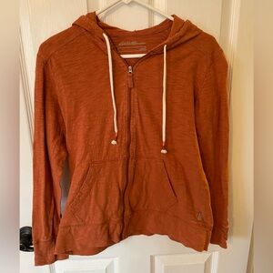 Eddie Bauer Rust Zip-Up Jacket